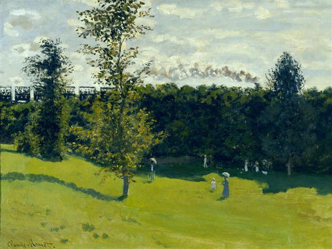 The Train in the Country Claude Monet Date: c.1870 - c.1871