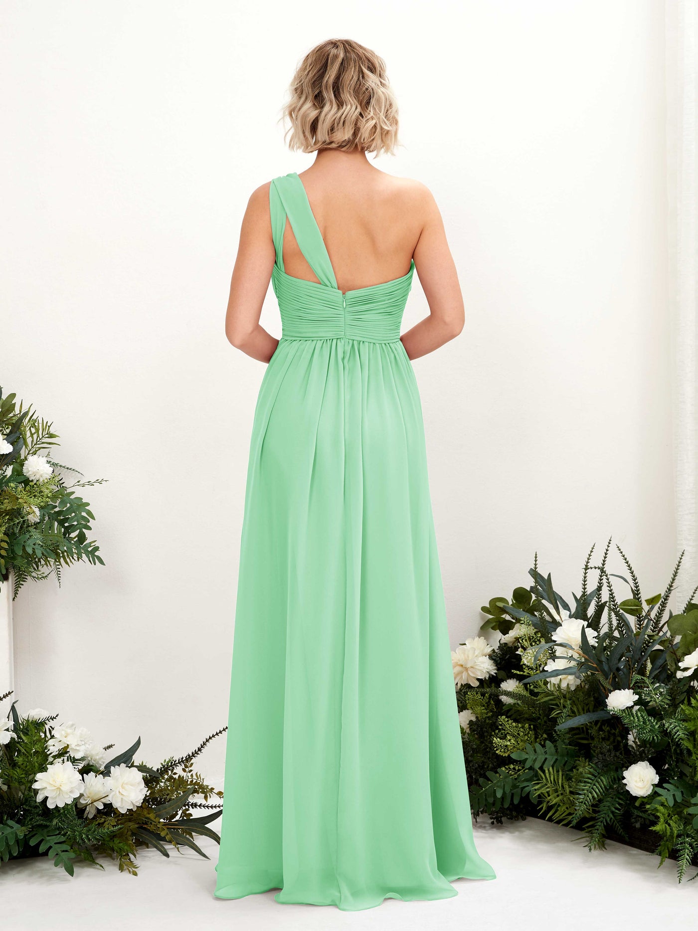 seafoam green bridesmaid dresses