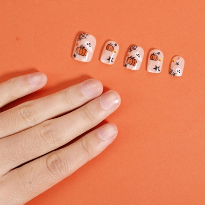 Halloween Press-On Nails Tutorial: Simple Steps to Create Glamorous Nails