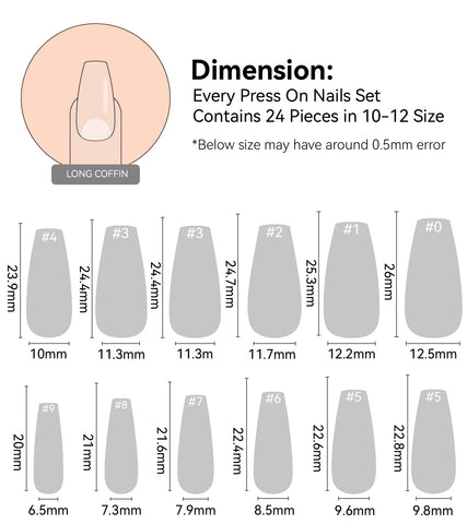 How to choose the right shape and size for your press on nails ...