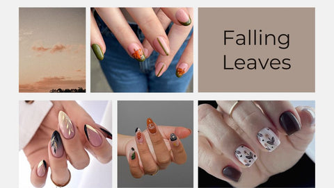 bettycora autumn leaves press on nails