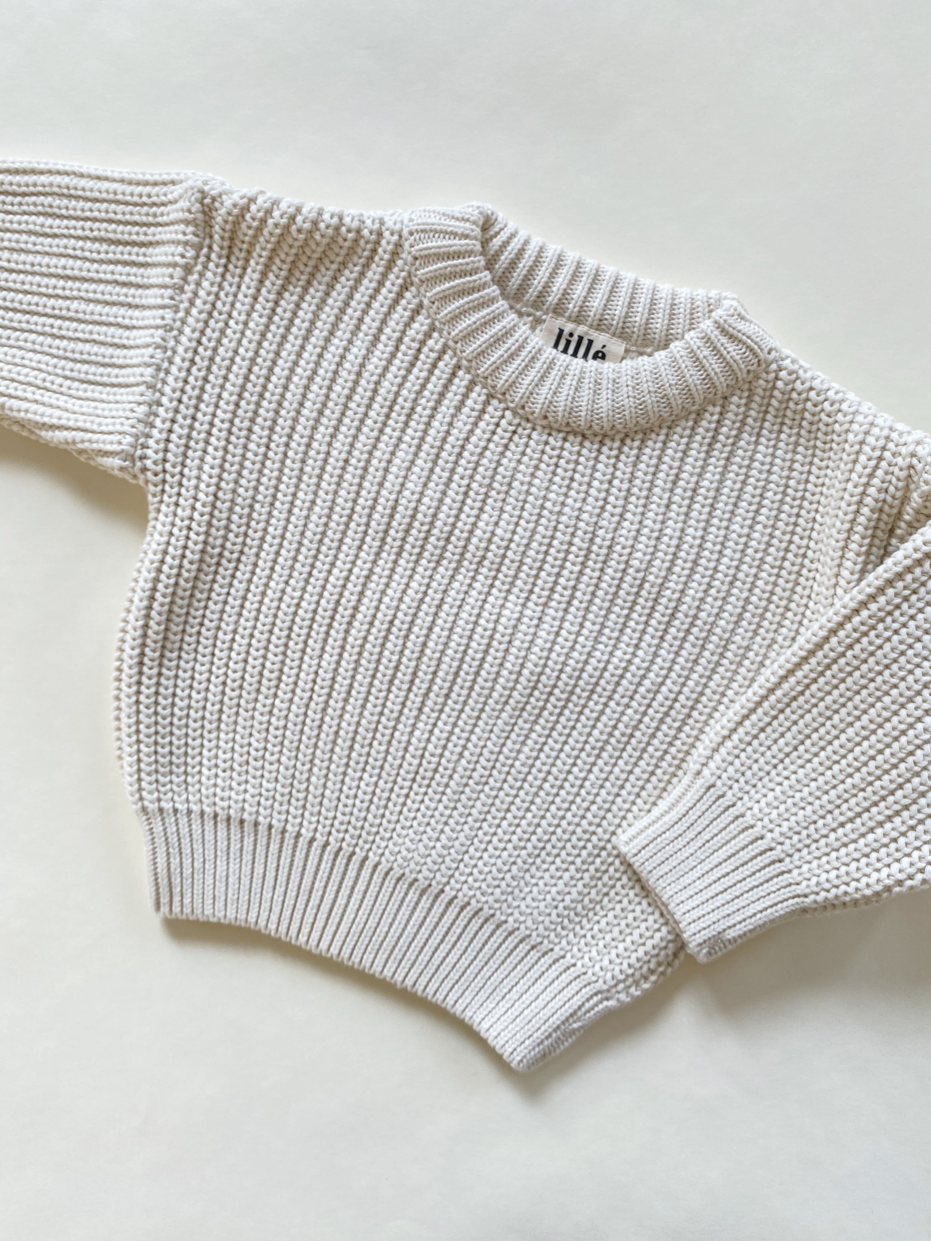 off white chunky sweater