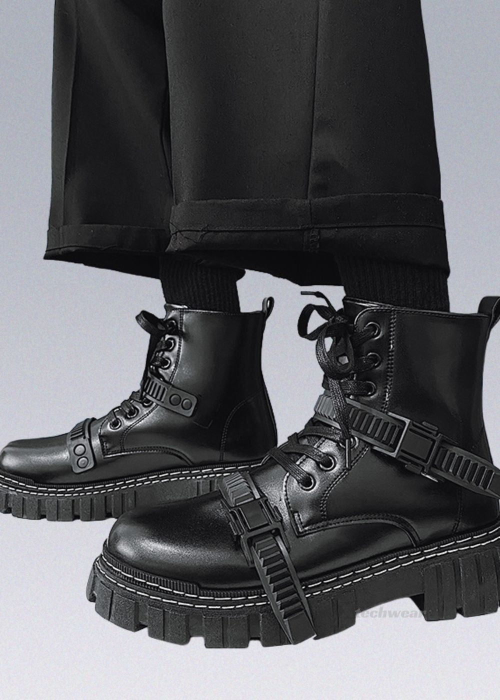Techwear Dark Boots for Men - Shop Darkwear Shoes - X