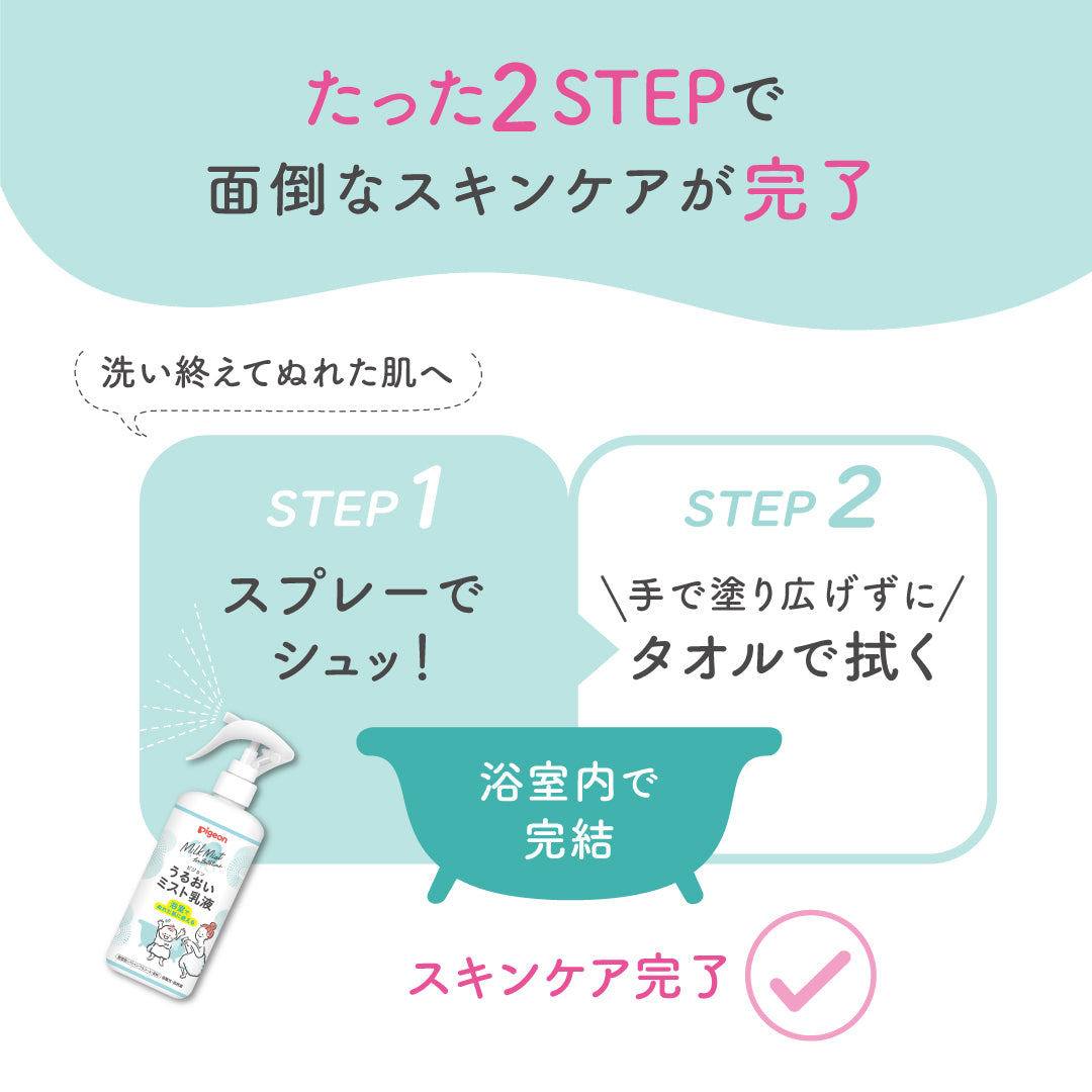 うるおいミスト乳液 ３００ｍｌ│ピジョン公式オンラインショップ