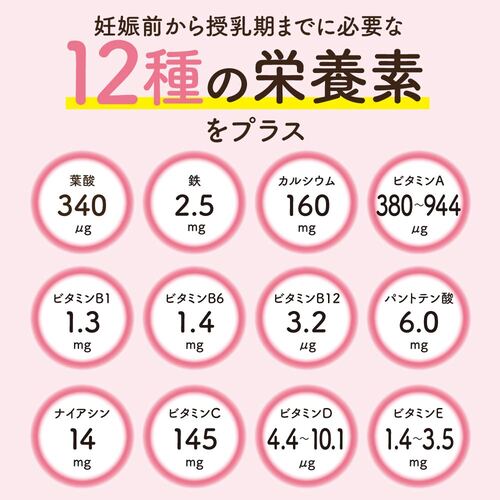 12種の栄養素をプラス