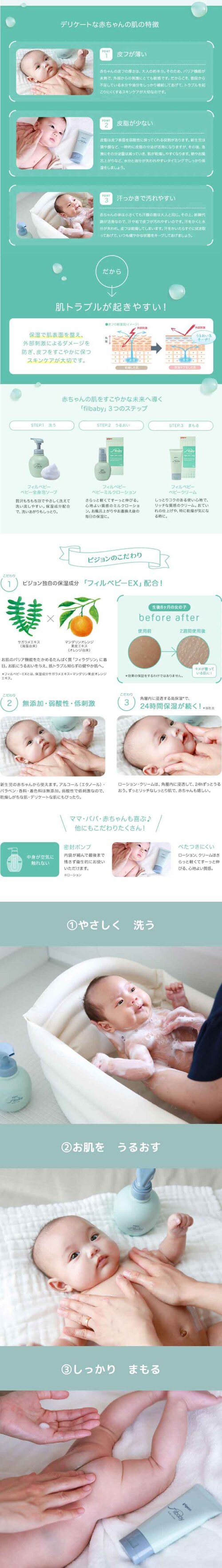 デリケートな赤ちゃんの肌の特徴
