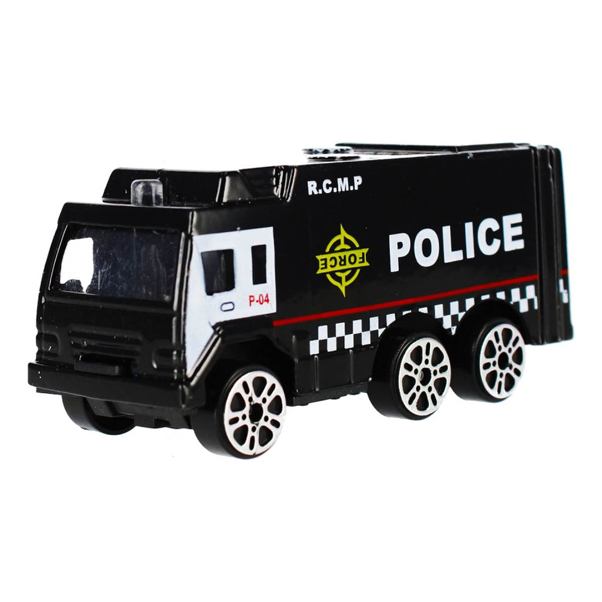 Ariko Parking Police - Avec hélicoptère, voiture à jet d'eau et autres voitures sympas - 1:64