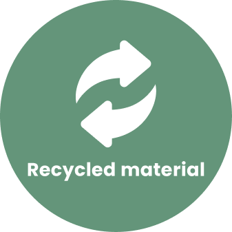 Simbolo materiale riciclato