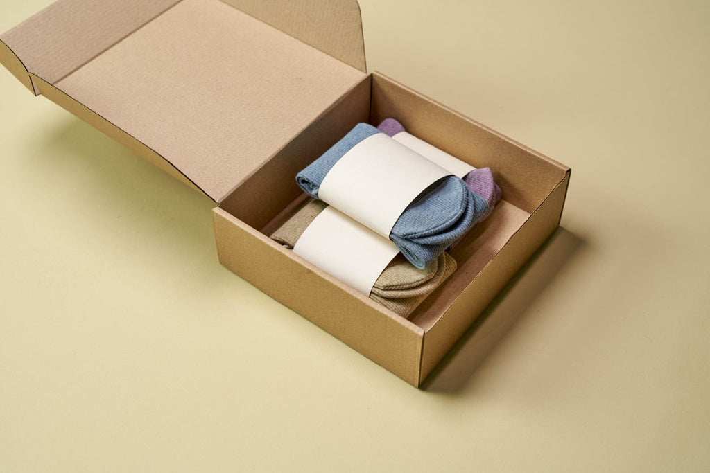 Hinged lid carton for garment