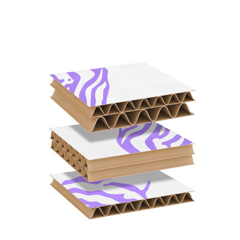 Cross section corrugated board