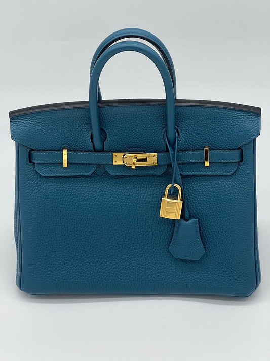 Hermes Birkin 35 Bleu Cobalt Togo Gold Hardware #X - Vendome Monte