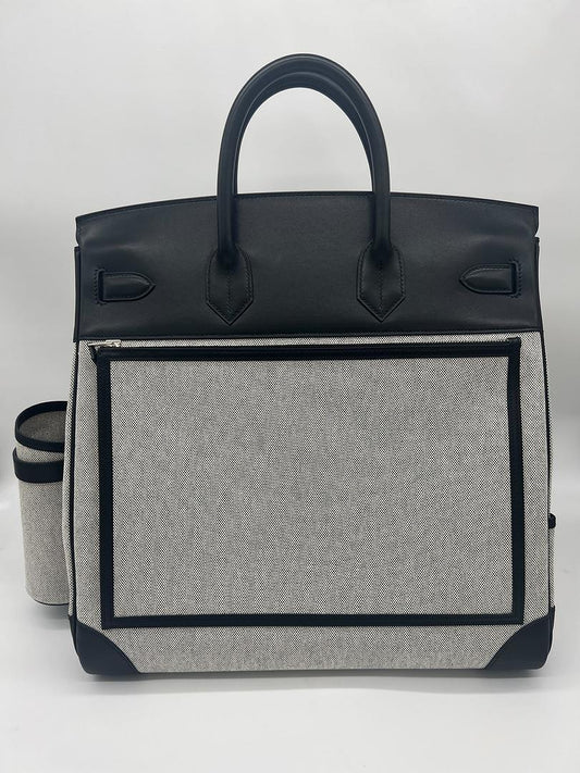 Hermes Mini Kelly II 20 Black Box Leather Palladium Hardware Bag