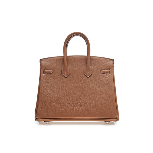 6089 Hermes Birkin Bag 35cm Pink togo leather Silver hardw…