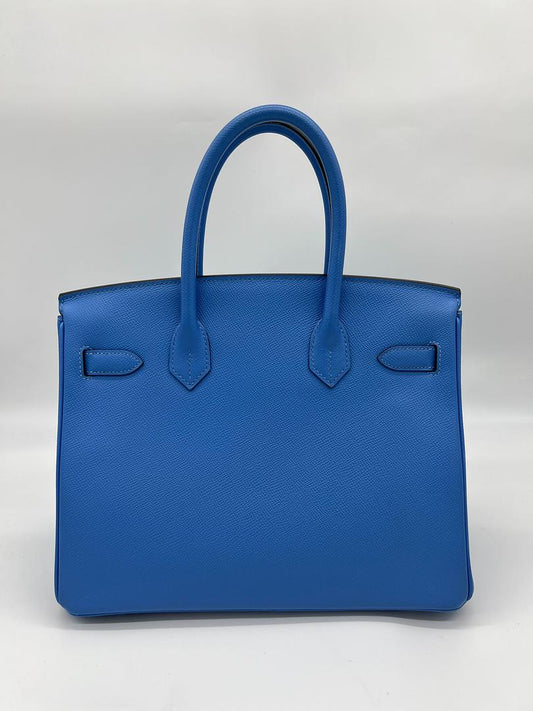 Hermes Birkin 30 Bag Rouge Casaque Epsom Leather with Palladium