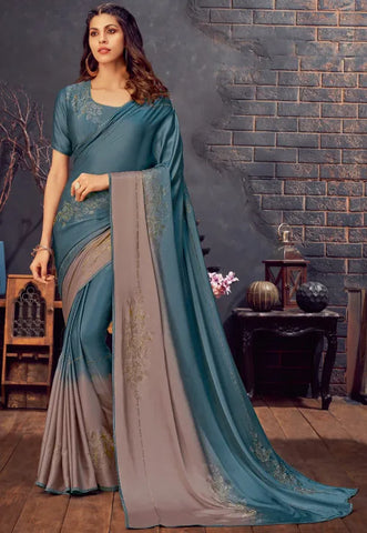 Dual-tone Ombre Sarees