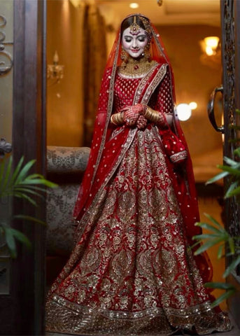 Pakistani Bridal Look For Baraat