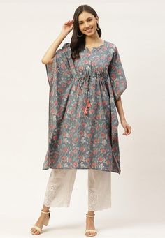 To Wear Printed Kaftan