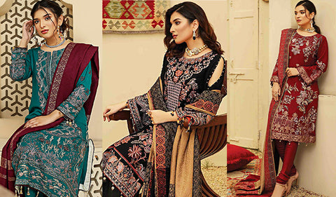 Latest Winter Fashion Trends for Girls In Pakistan – Insiya by Saira Jawad