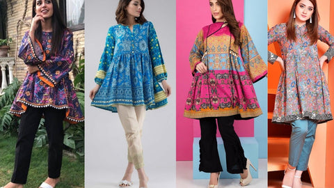 Latest Ladies Frock Designs in Pakistan 2022 – Insiya by Saira Jawad