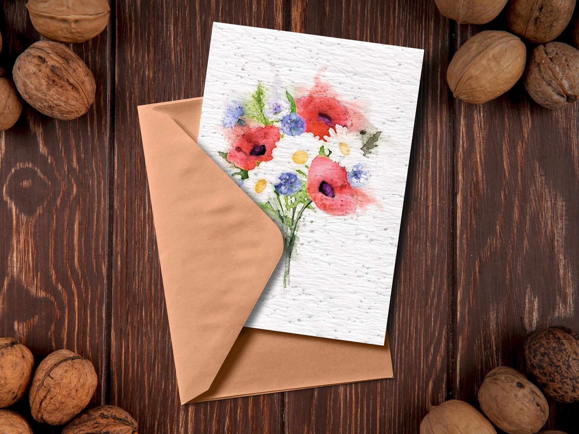 Carte à planter Bouquet de fleurs Bleu Blanc Rouge – La Fabrik' à Pousses