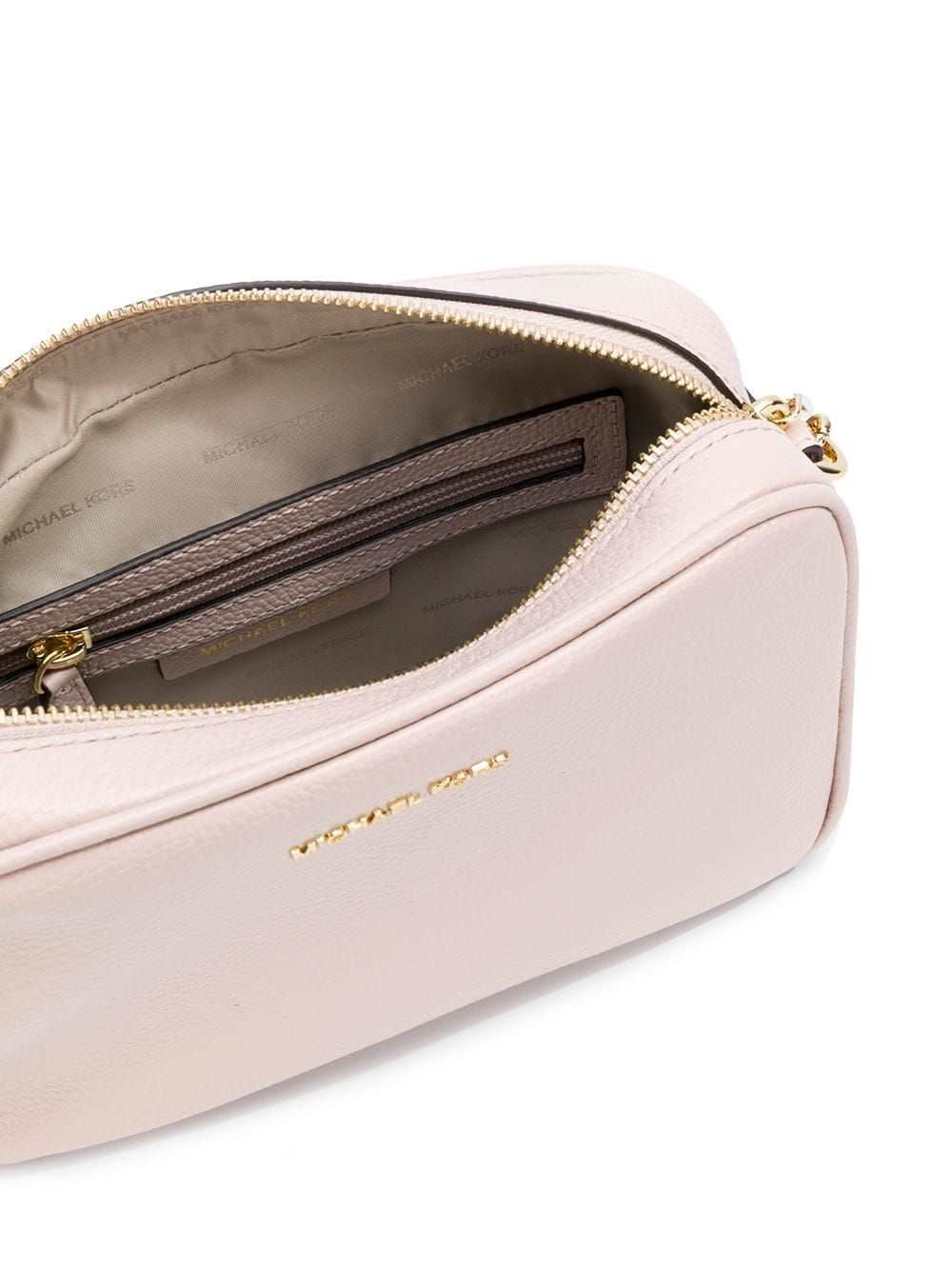 Michael Kors Ginny Ladies Small Soft Pink Leather Crossbody Bag  32F7GGNM8L187 