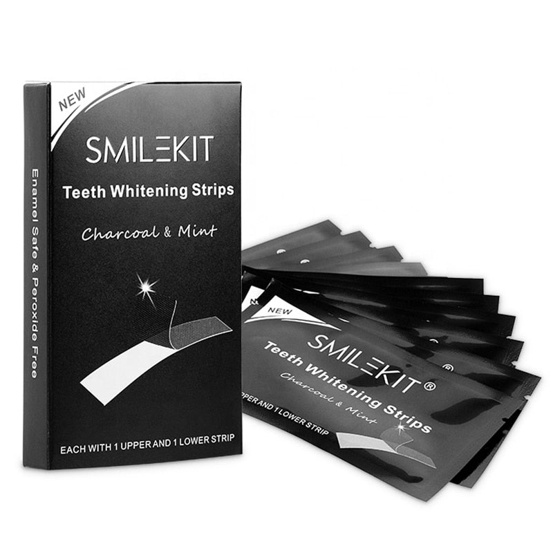 crest white strips charcoal mint