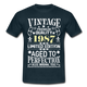 35. Geburtstag Geboren 1987 Vintage Männer Geschenk T-Shirt - navy