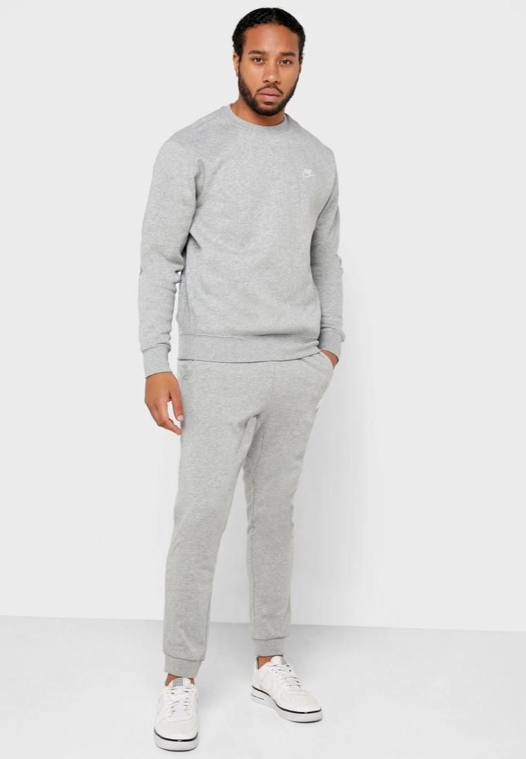 grey nike tracksuit jumper