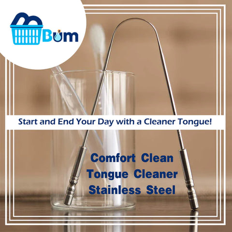 Comfort Clean Stainless Steel Tongue Cleaner