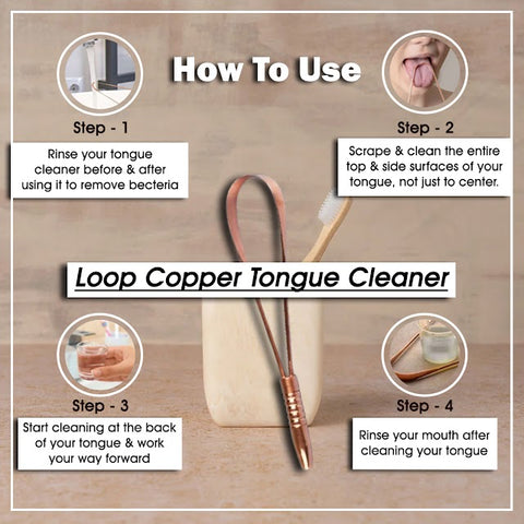 How to Use Copper Tongue Scraper