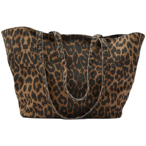 Ada Animal Print Tote Bag - Surrender Yourself Solid