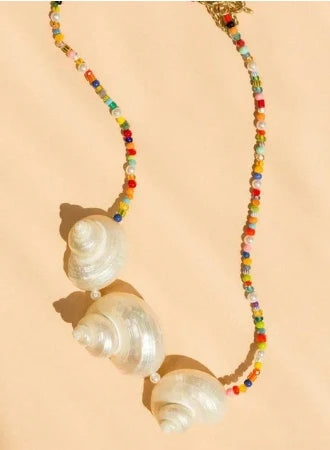 Sea Shell Beaded Necklace