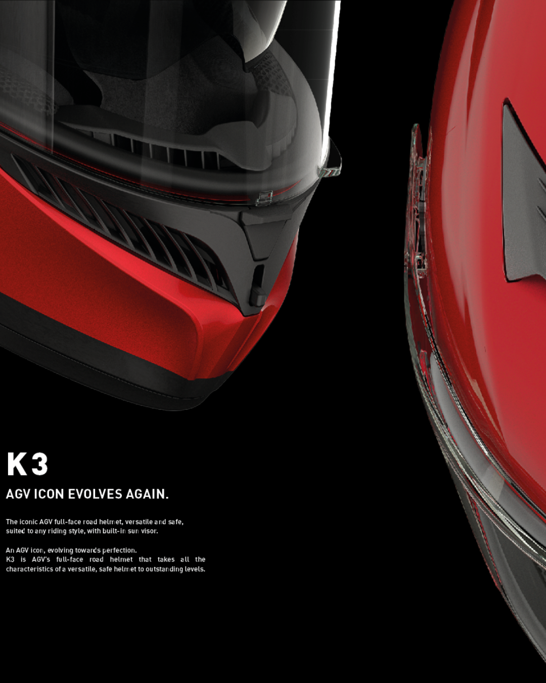 バイク用品 - AGVヘルメット - K3