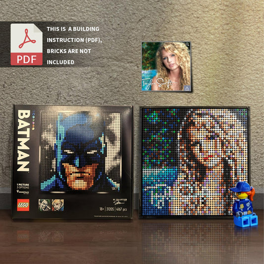 LEGO Batman Mosaic can be reassembled into Taylor Swift