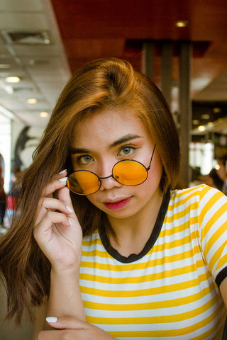 Striped Outfit and Sunglasses