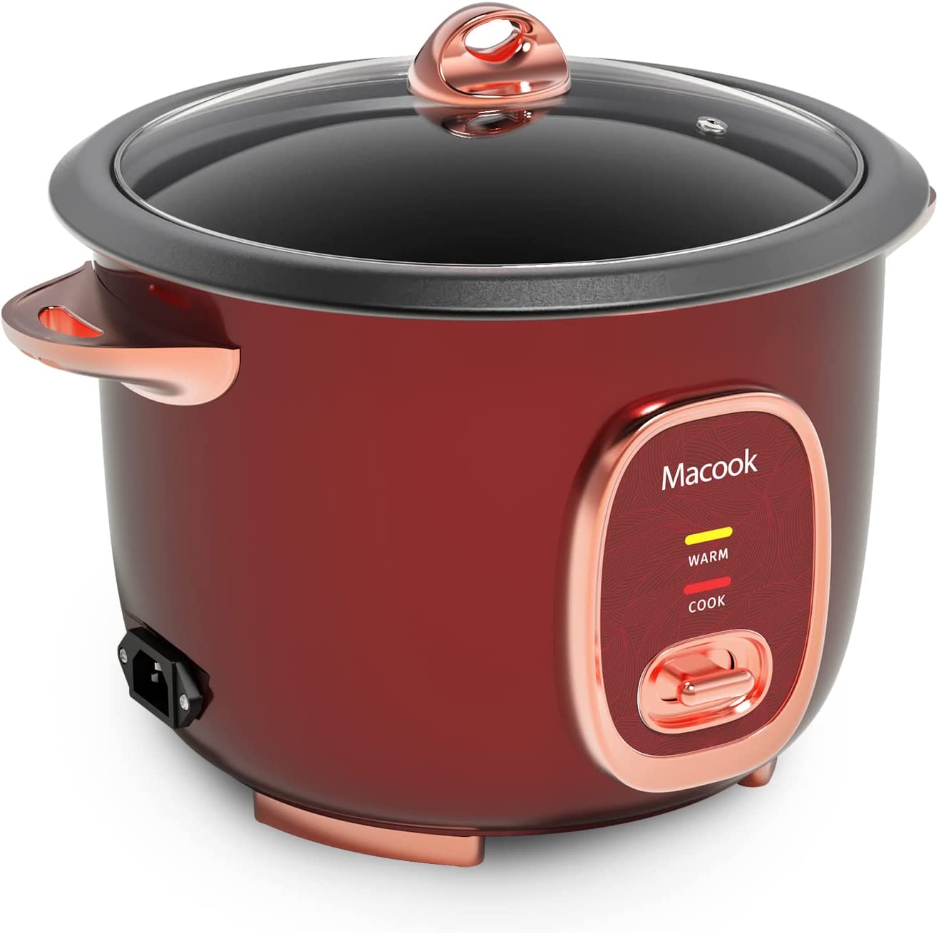 plaag Helderheid kraan Macook Rice Cooker with Steamer Red, 10 Cups uncooked (20 cups cooked) –  Macook Kitchen