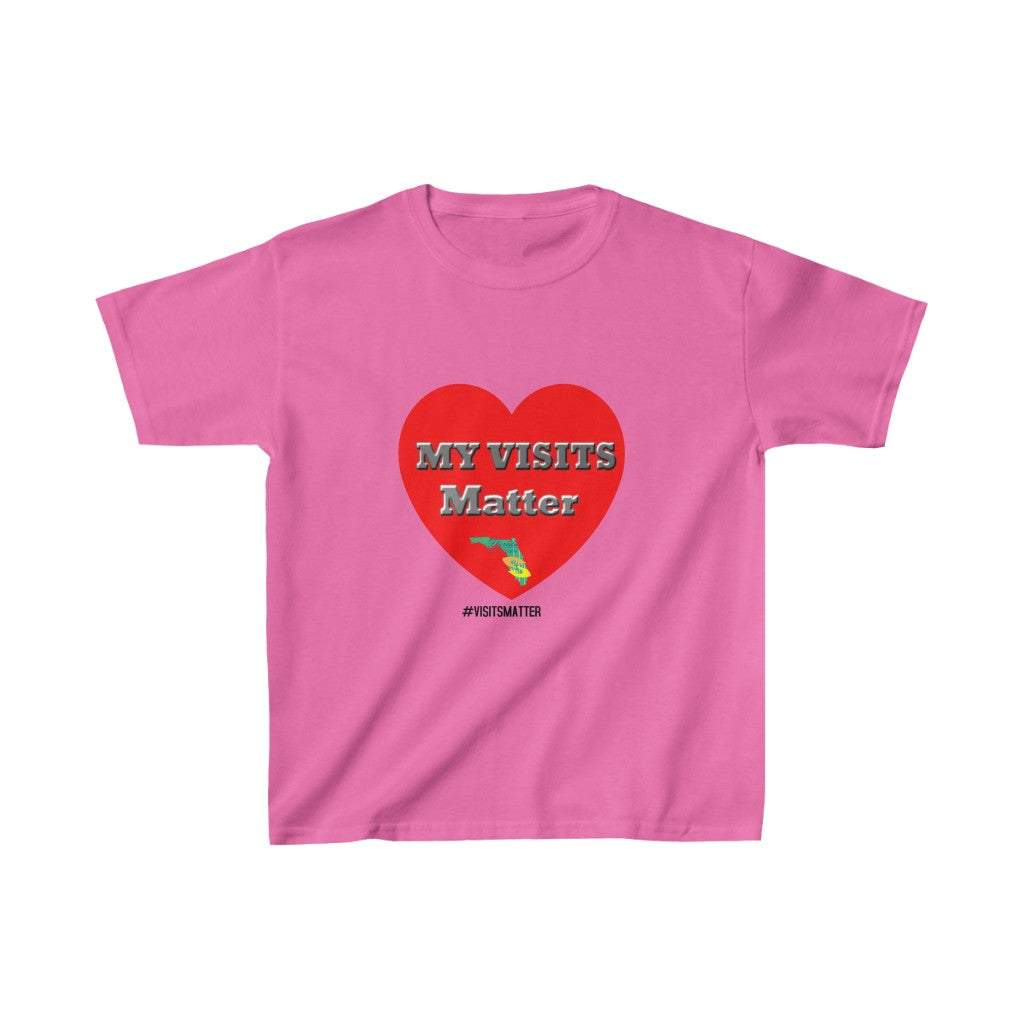 I Love My Visits Youth T-Shirt-Printify-Back to School Sale,Cotton,Crew neck,DTG,Kids' Clothing,Regular fit,T-shirts