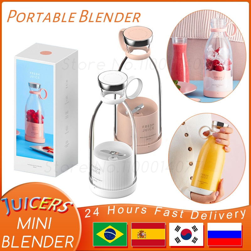 Dropship 380ML USB Portable Blender Portable Fruit Electric