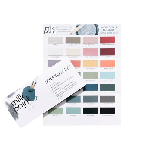 Fusion Milk Paint Colour Chart