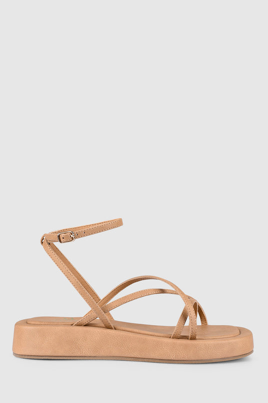 Black Smock Flatform Sandals | GANNI AU