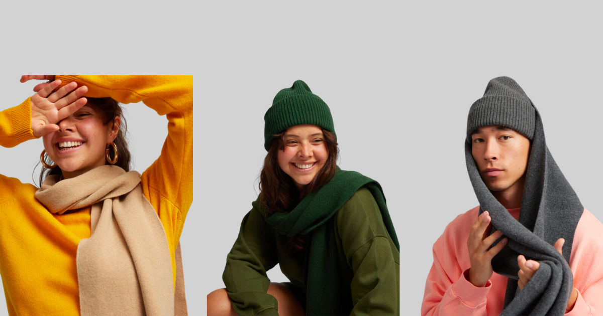Las mejores bufandas, capas y ponchos hechos a mano y sostenibles: Colorful Standard