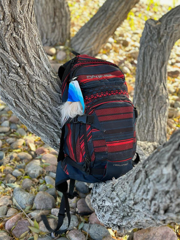 gulfport gnome and backpack