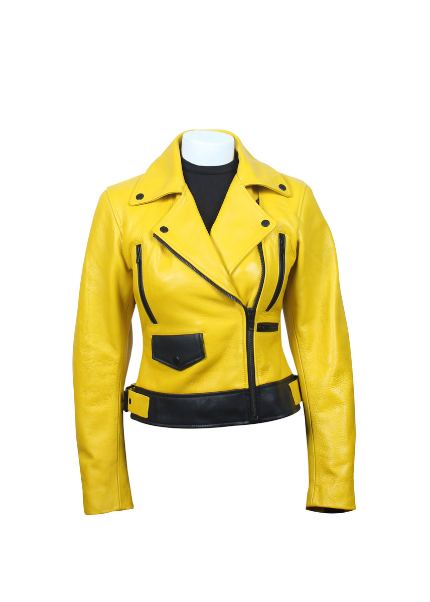 Women's Biker Jacket – Box Leather