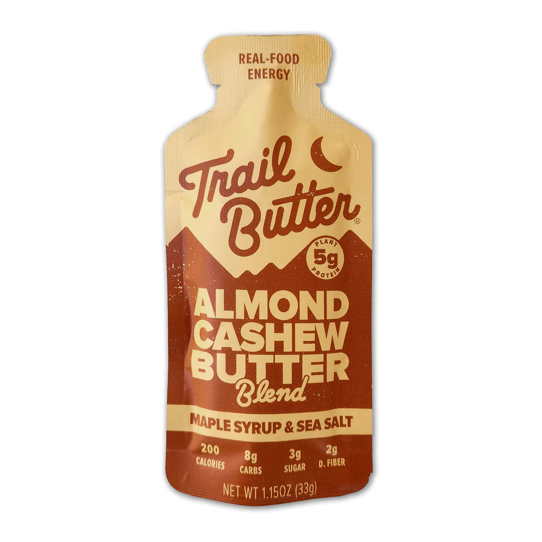 Trail Butter: Almond Cashew Butter Blend - Maple Syrup & Sea Salt