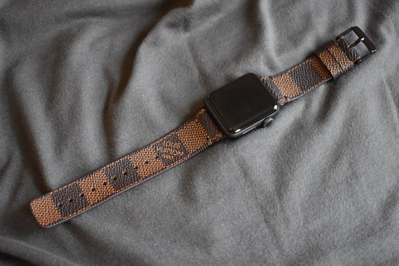 Louis Vuitton LV Leather Apple Watch Band  Nexus Bands