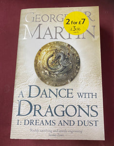 A Song of Fire & Ice Book 5 - A Dance With Dragons Part 1 by George R.R. Martin (Excellent)
