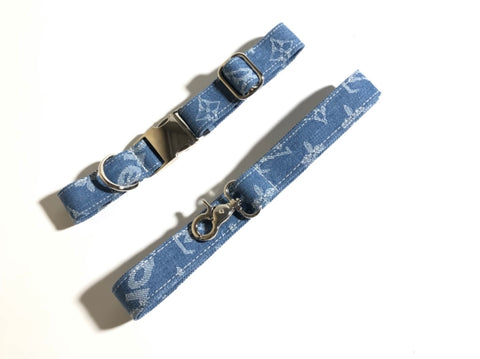 LV dog collar - various colors – The Frenchie Shop