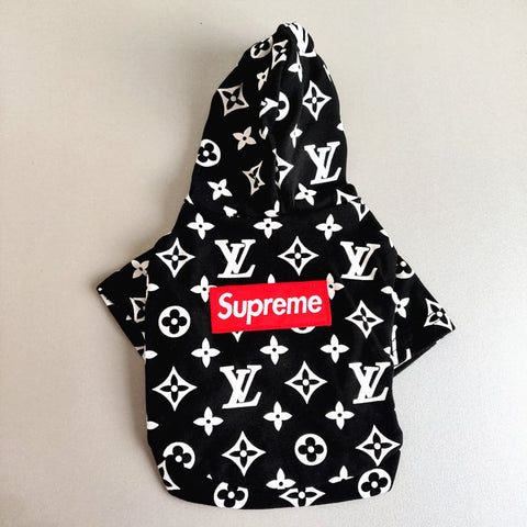LV supreme hoodie - White – The Shop
