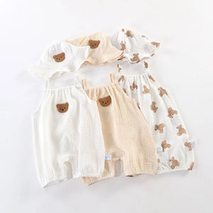 Baby Bear Romper & Hat - Elefunny