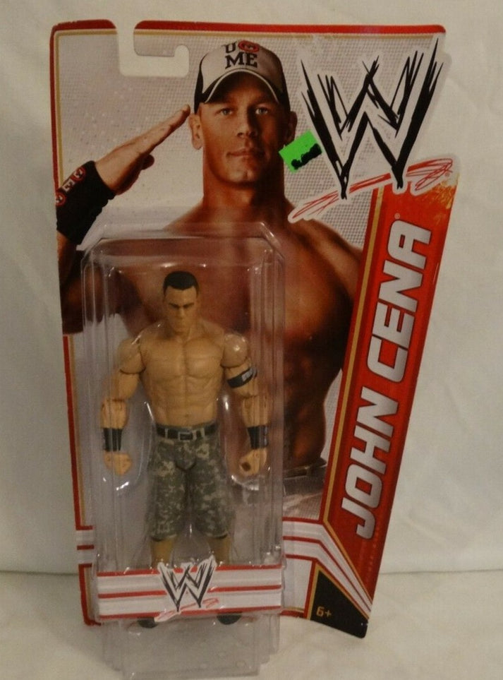 2012 Wwe Mattel Basic Asst X7218 John Cena With Camo Jorts Wrestling Figure Database